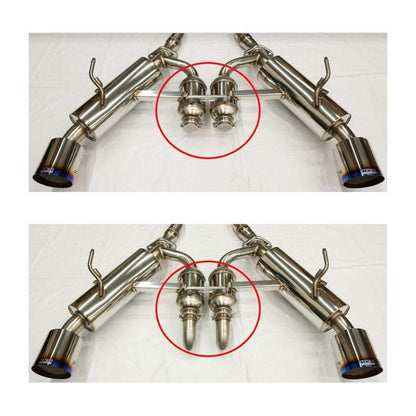 HKS Full Dual Muffler Catback Exhaust - Infiniti Q60 (CV37) 17-22