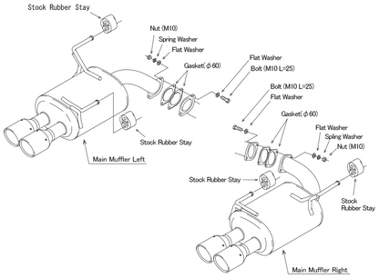 HKS Legamax Premium Axleback Exhaust | Subaru WRX (22+) (31021-AF025)