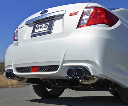 HKS Legamax Premium Axle Back Exhaust 2011-2014 STI Sedan