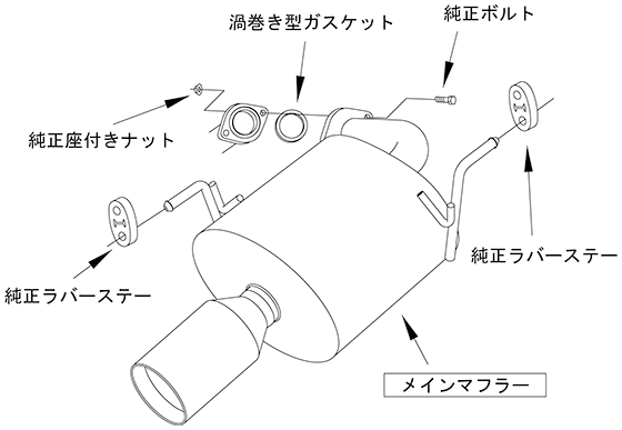 HKS LEGAMAX Premium Axle-Back Exhaust | Subaru Forester FB20 (NA) (32018-AF015)