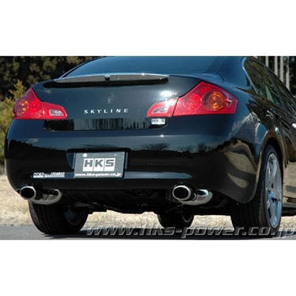 HKS Legamax Premium Exhaust - Nissan Skyline 08-13