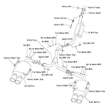 HKS Legamax Premium Exhaust - Subaru WRX / STI 15-21
