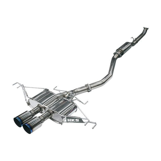HKS Legamax Premium Exhaust - Honda Civic Type R FK8 17-21