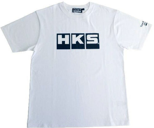 HKS OG Logo Shirt White w/ Black Logo