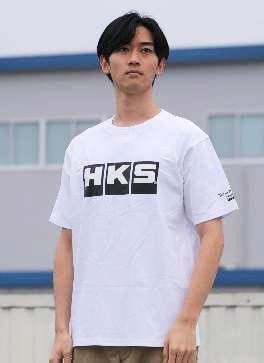 HKS OG Logo Shirt White w/ Black Logo