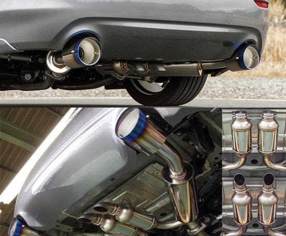 HKS Full Dual Exhaust - Infiniti Q50 2016+ (Rear Section Only)