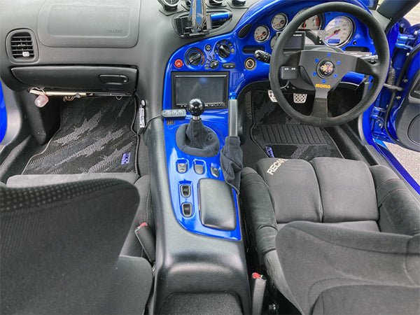 HKS Tufted Series Monotone Oil Color Floor Mat Set | Mazda RX-7 FD3S (93-95) LHD (53001-AZ011)