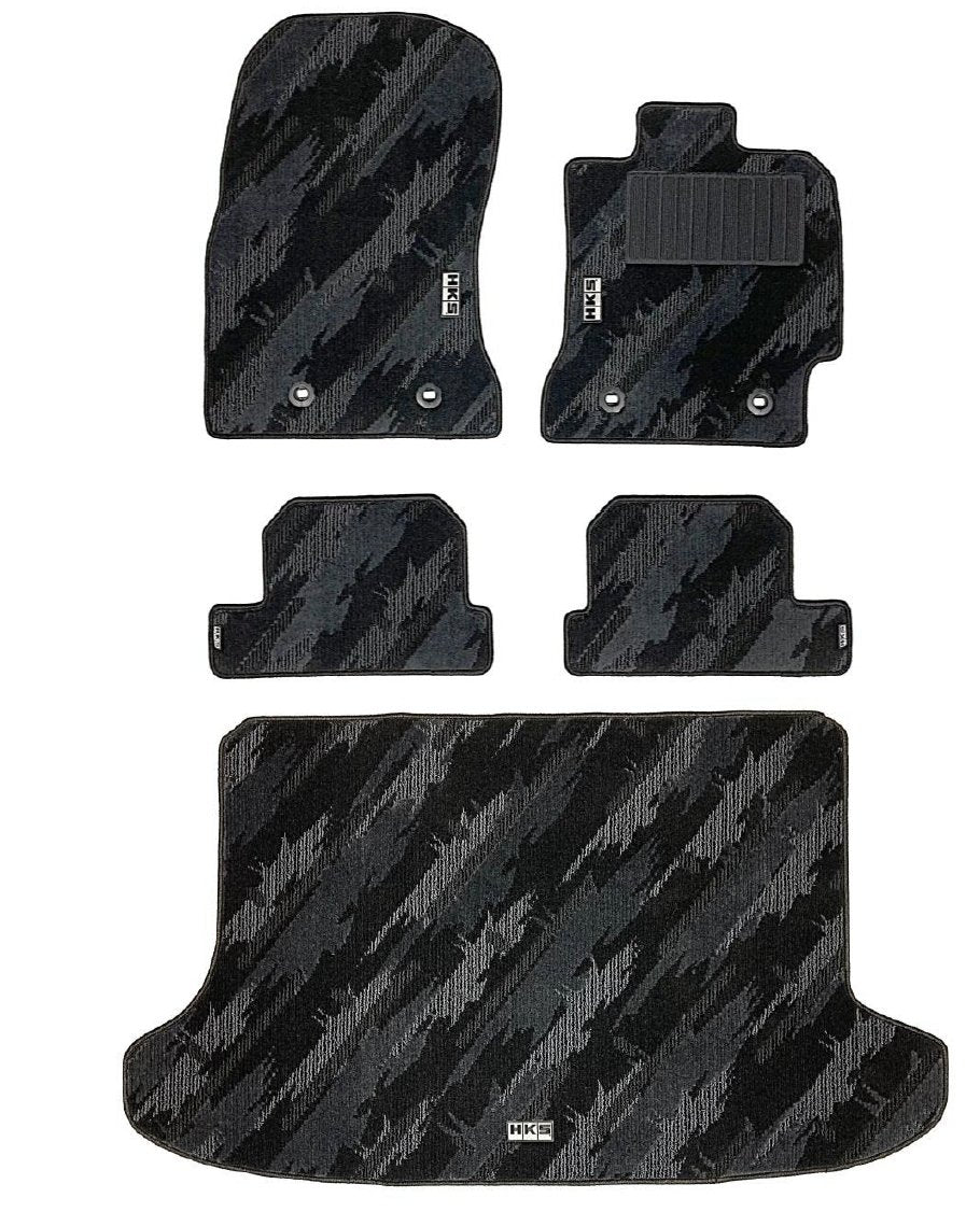 HKS Monotone Oil Splash Floor Mats | Toyota GR86 / Subaru BRZ (22+) (53001-AT035)