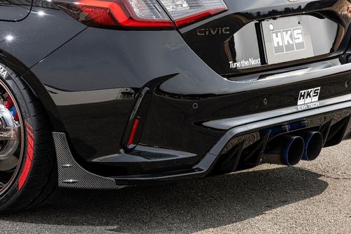 HKS Type S Rear Bumper Spoiler (CFRP) - Honda Civic Type R FL5 2023+