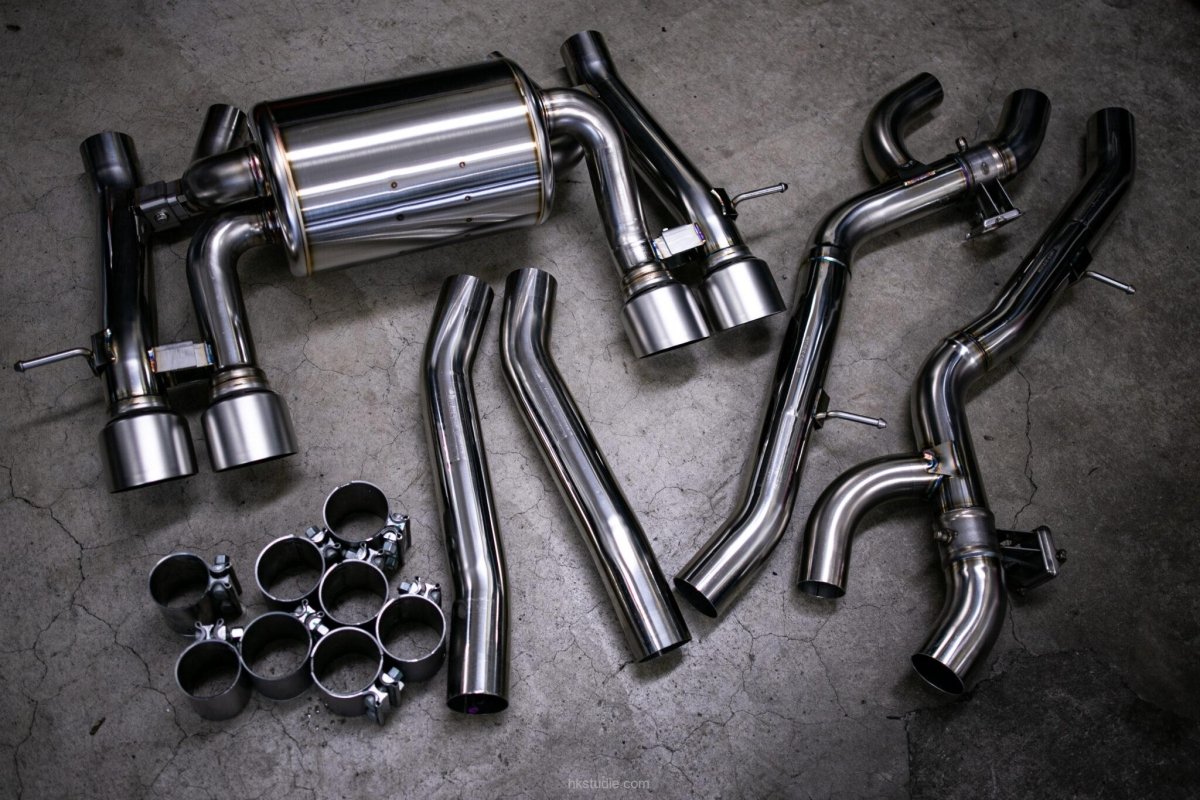 HKS HKStudie Catback Exhaust | BMW M3/M4 G80/G82 (21-25) (HKSTUDIE-EX001)