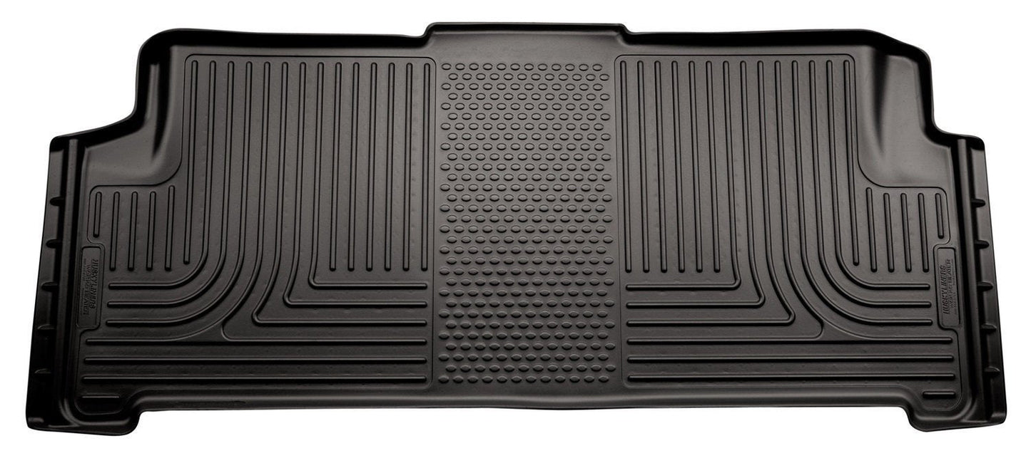2008-2012 Chrysler Town Country/Dodge Grand Caravan WeatherBeater 2nd Row Black Floor Liner by Husky Liners (19081)
