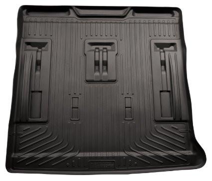 2007-2013 GM Escalade/Suburban/Yukon WeatherBeater Black Rear Cargo Liners by Husky Liners (28251)
