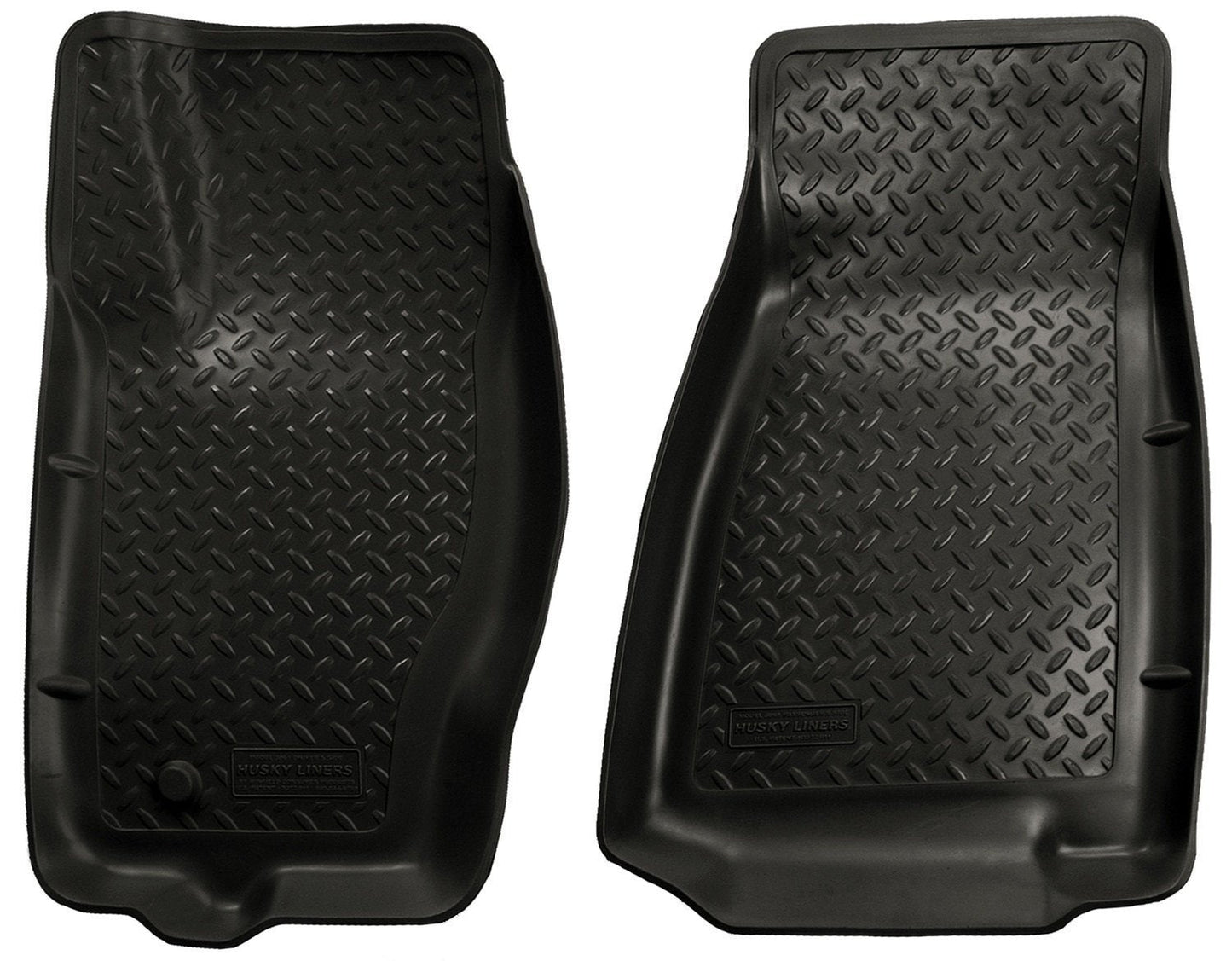 2005-2010 Jeep Grand Cherokee/Commander Classic Style Black Floor Liners by Husky Liners (30611)