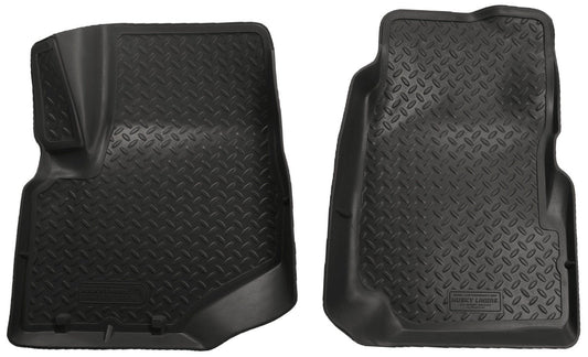 2002-2008 GM Trailblazer/Bravada/Envoy/05-08 Saab 9-7X Classic Style Black Floor Liners by Husky Liners (32001)