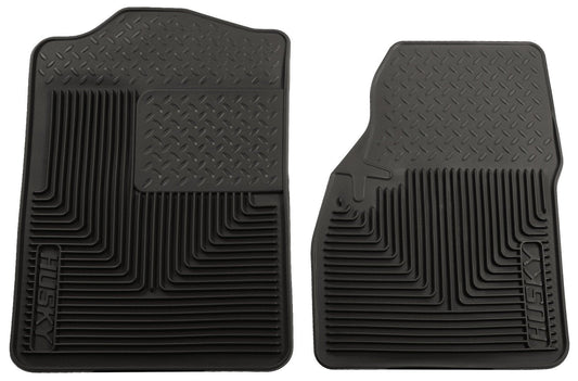 1994-2001 Dodge Ram 1500/2500/3500/80-96 Ford Bronco Heavy Duty Black Front Floor Mats by Husky Liners (51041)
