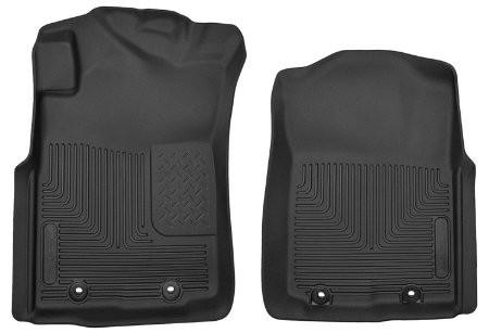 2012-2014 Toyota Tacoma Pickup(Crew / Ext / Std Cab) X-Act Contour Black Front Floor Liners by Husky Liners (53701)