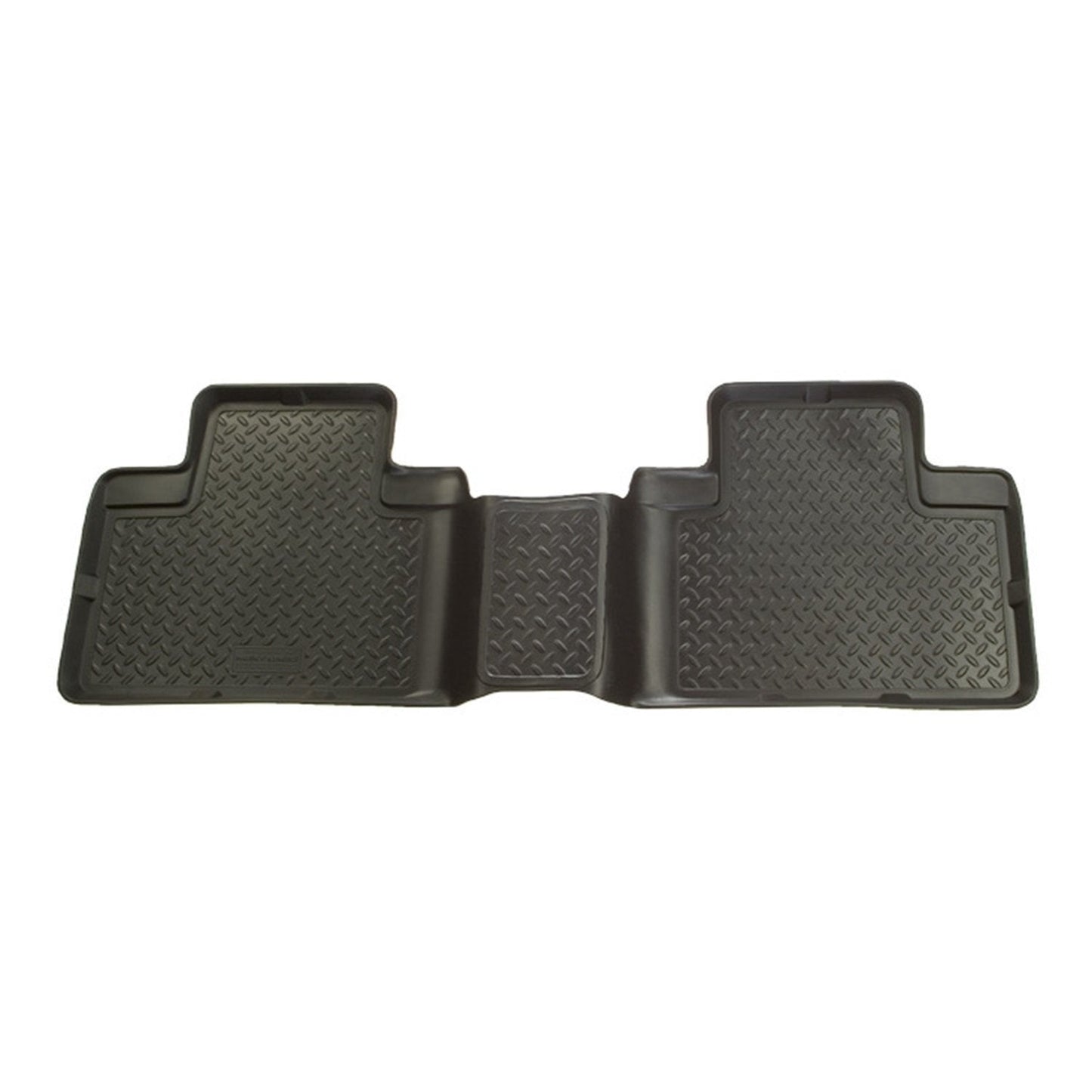 2000-2004 Dodge Dakota Quad Cab Classic Style 2nd Row Black Floor Liners (4 Regular Doors) by Husky Liners (60771)