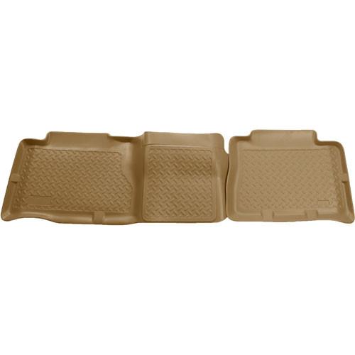 2002-2006 Cadillac Escalade/GMC Yukon/Denali Classic Style 2nd Row Tan Floor Liners by Husky Liners (61453)