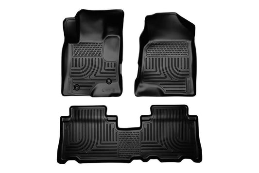 2012-2013 Chevrolet Captiva Sport Weatherbeater Series Black Front & 2nd Seat Floor Liners by Husky Liners (96321)