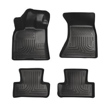 2009-2014 Audi Q5 Weatherbeater Black Front & 2nd Seat Floor Liners by Husky Liners (96411)