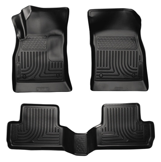 2012 Buick Verano WeatherBeater Combo Black Floor Liners by Husky Liners (98171)