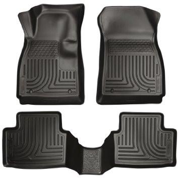 2012-2014 Chevrolet Sonic Weatherbeater Black Front & 2nd Seat Floor Liners by Husky Liners (98291)