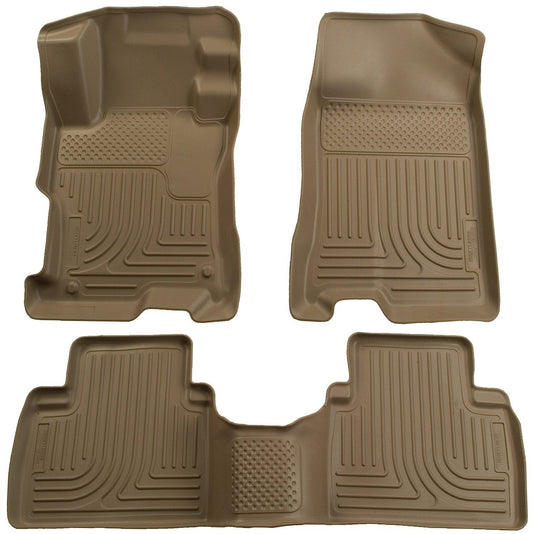 2004-2009 Toyota Prius WeatherBeater Combo Tan Floor Liners by Husky Liners (98523)
