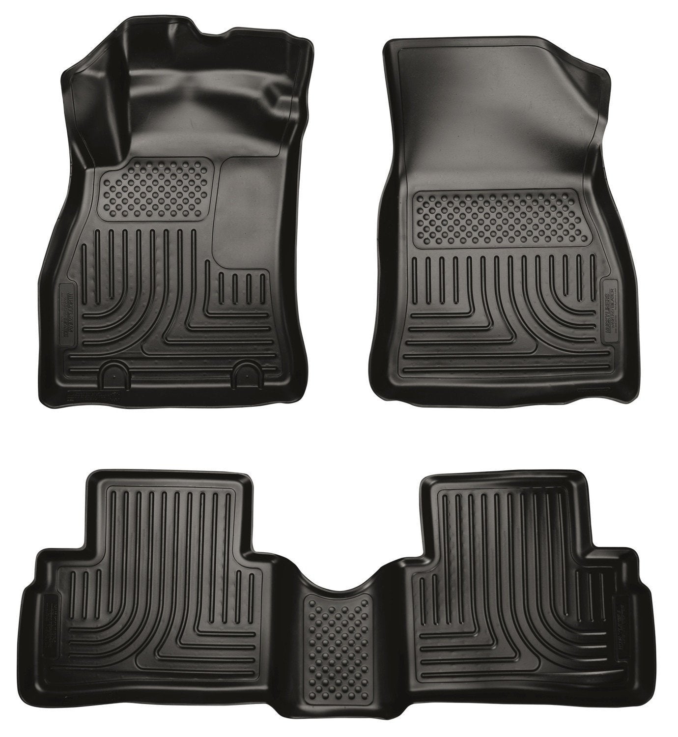 2011 Nissan Juke WeatherBeater Combo Black Floor Liners by Husky Liners (98621)