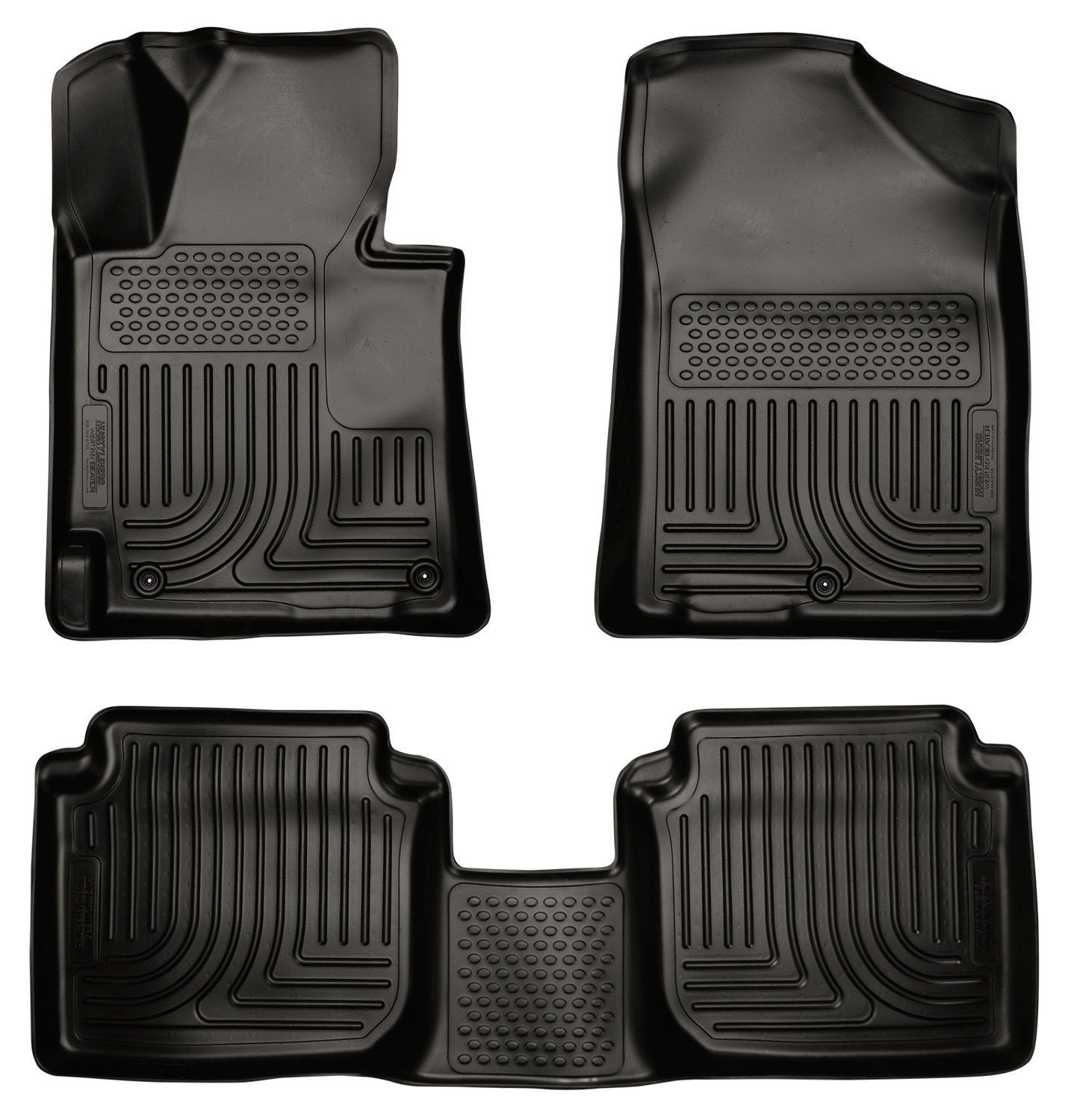 2011 Hyundai Elantra WeatherBeater Combo Black Floor Liners by Husky Liners (98891)