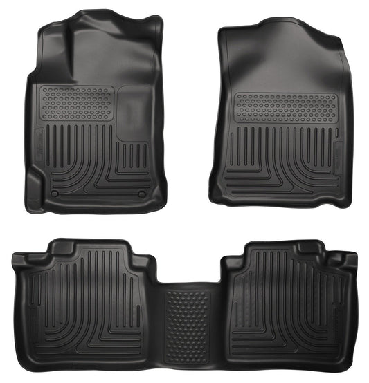 2012 Toyota Camry WeatherBeater Combo Black Floor Liners by Husky Liners (98901)