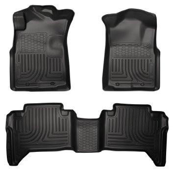 2005-2013 Toyota Tacoma WeatherBeater Combo Black Floor Liners by Husky Liners (98951)