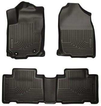 2015 Toyota Corolla Weatherbeater Black Front & 2nd Seat Floor Liners by Husky Liners (99531)