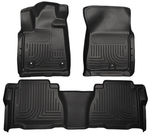 2012-2013 Toyota Tundra Weatherbeater Black Front & 2nd Seat Floor Liners by Husky Liners (99591)