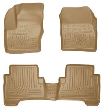 2013 Ford Escape WeatherBeater Combo Tan Floor Liners by Husky Liners (99743)