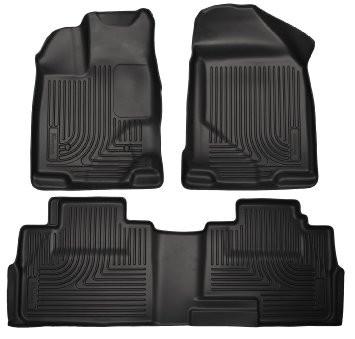 2007-2013 Ford Edge / 07-13 Lincoln MKX Weatherbeater Black Front & 2nd Seat Floor Liners by Husky Liners (99761)