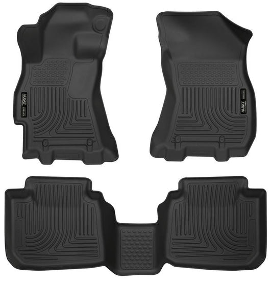 Husky Liners WeatherBeater Front & 2nd Seat Floor Liners 2015-2018 Legacy / 2015-2018 Outback