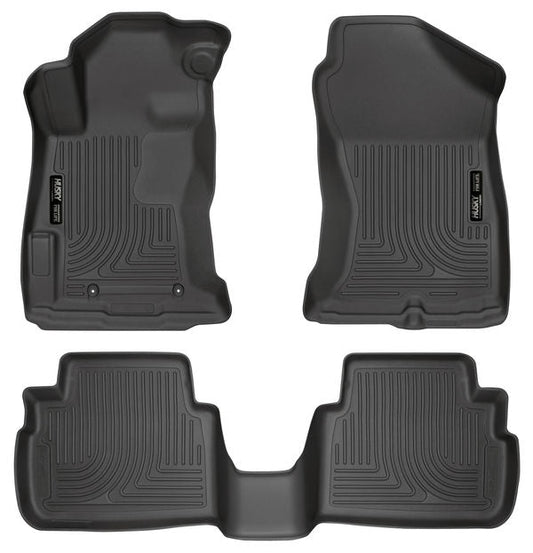 Husky Liners WeatherBeater Front & 2nd Seat Floor Liners 2017-2019 Impreza / 2018-2019 Crosstrek