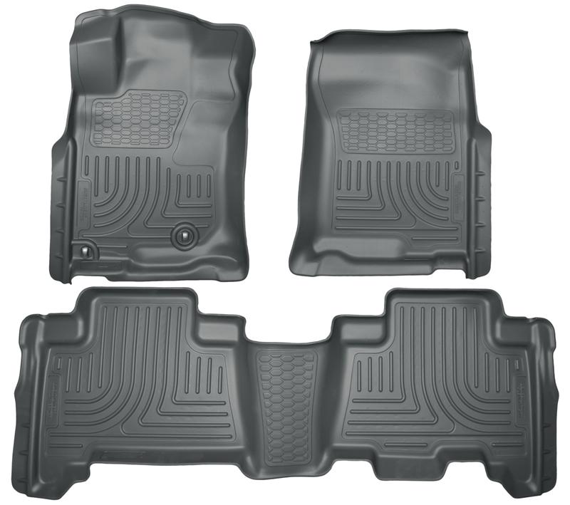 Husky WeatherBeater Black Floor Liners | Toyota 4Runner / Lexus GX460 (10 - 12) (98571) - WheelFlip