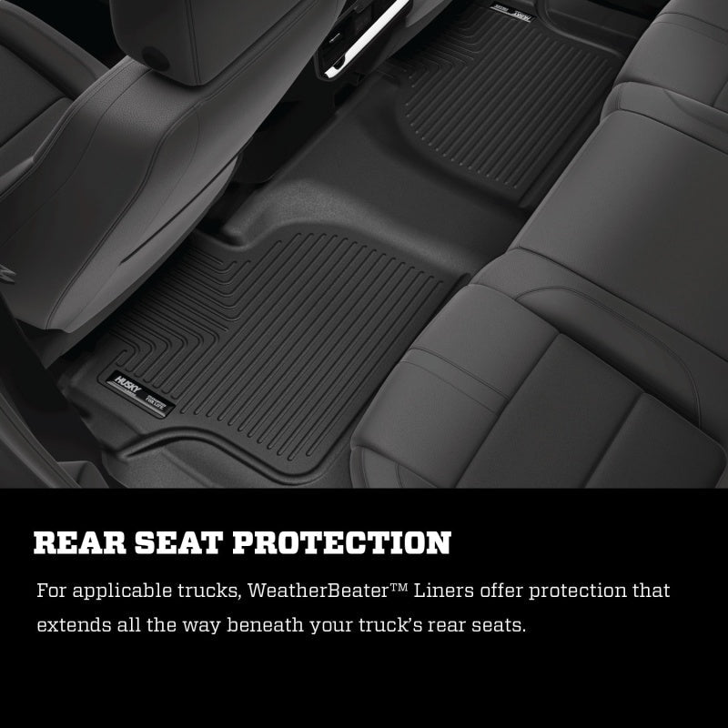 Husky WeatherBeater Black Floor Liners | Toyota 4Runner / Lexus GX460 (10 - 12) (98571) - WheelFlip