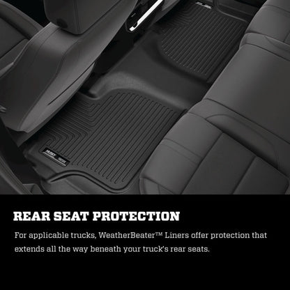 Husky WeatherBeater Black Floor Liners | Toyota 4Runner / Lexus GX460 (10 - 12) (98571) - WheelFlip
