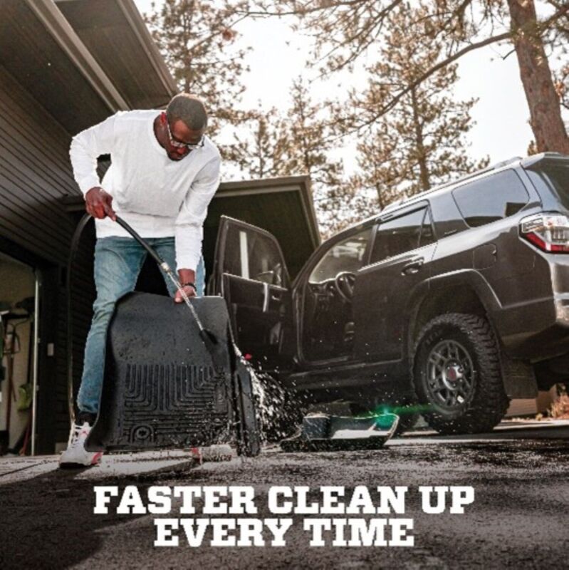 Husky X - act Contour Black Front Floor Liners | Lexus GX460 / Toyota 4Runner (14 - 21) (53761) - WheelFlip