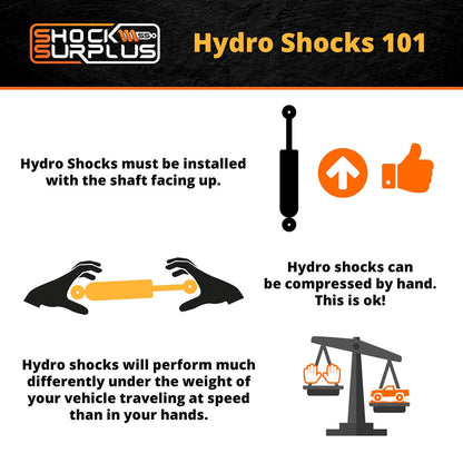 Skyjacker H7000 Hydro Shocks Set - 2003-2012 Ram 3500 4WD
