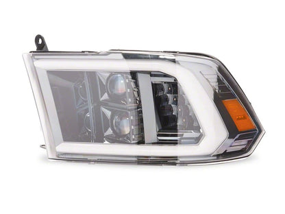 Raxiom 09-18 Dodge RAM 1500/2500/3500 LED Halo Surround Headlights Black Housing Clear Lens (R149416)