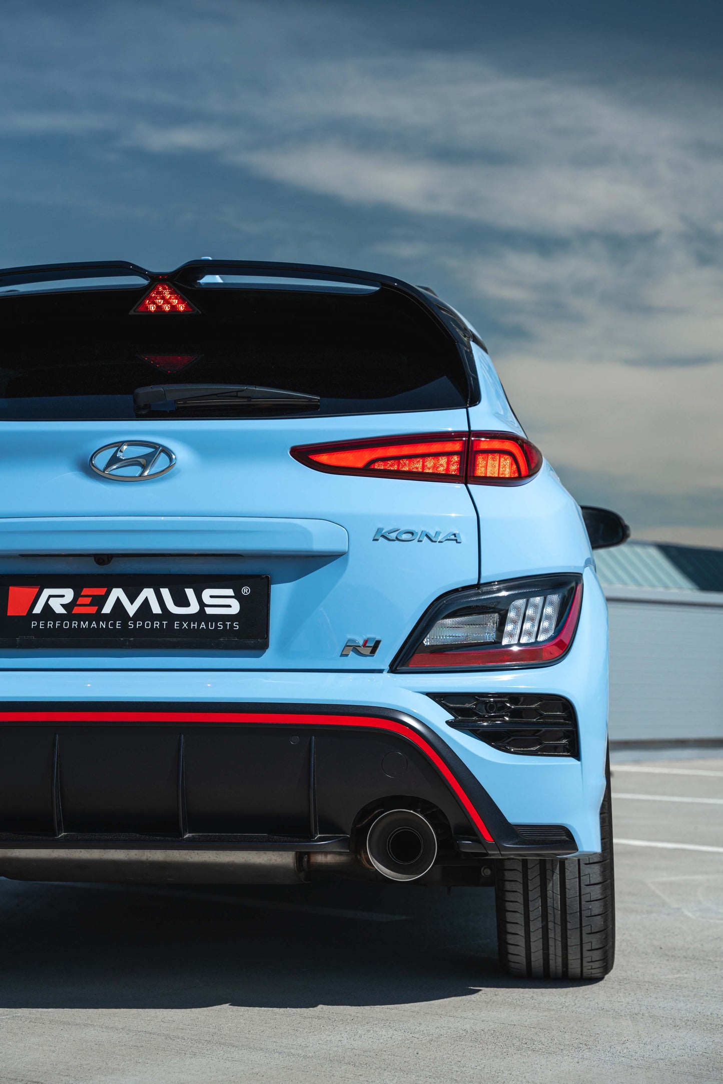 Remus 280022 1500 for 2021 Hyundai Kona N 2.0l T-GDI Axle Back Exhaust
