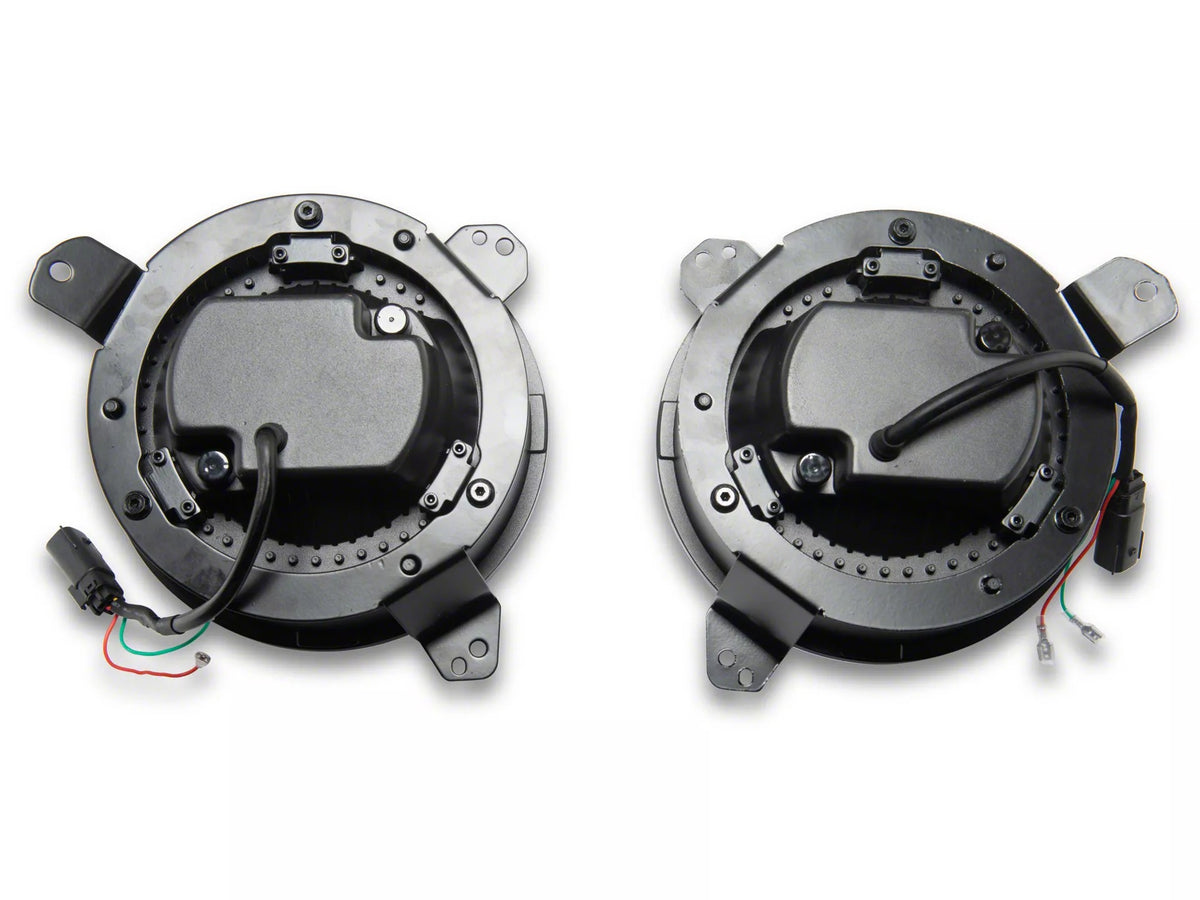 Raxiom 18-26 Jeep Wrangler JL/Gladiator JT 9in LED Headlights w/DRL/T Signals Blk (J195898)