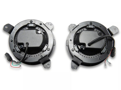 Raxiom 18-26 Jeep Wrangler JL/Gladiator JT 9in LED Headlights w/DRL/T Signals Blk (J195898)