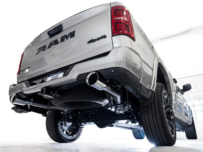 AWE Tuning 2025+ RAM 1500 3.0TT Rebel 0FG Cat-Back Exhaust w/ Chrome Silver Tips