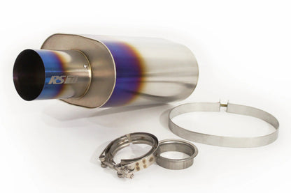 GReddy RS-Ti 3in Oval Titanium Muffler Universal