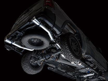AWE Tuning 2025+ RAM 1500 3.0TT Rebel 0FG Cat-Back Exhaust w/ Chrome Silver Tips