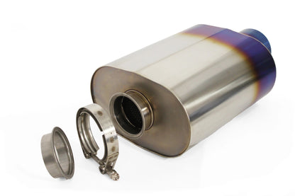 GReddy RS-Ti 3in Oval Titanium Muffler Universal